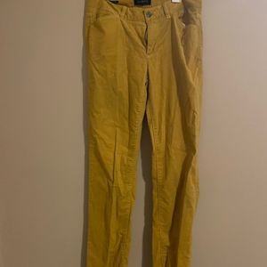 Yellow Velveteen Talbots Pants